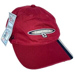 Vintage Dale Earnhardt Jr Hat Cap Strap Back Budweiser Nascar Racing Y2K BUD NOS